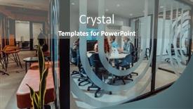  Presentation with strategies - Presentation theme having group-of-young-business-entrepreneurs and a gray colored foreground