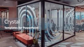  Presentation with strategies - Presentation theme with group-of-young-business-entrepreneurs and a gray colored foreground