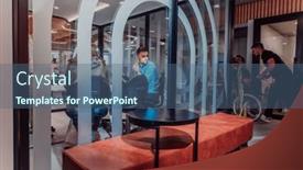  Presentation with strategies - Presentation with group-of-young-business-entrepreneurs and a ocean colored foreground