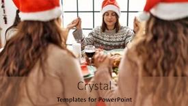  Presentation with christmas food - 