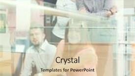  Presentation with railing - PPT layouts having group of young peopl standing on fence railing indoors and talking background and a lemonade colored foreground