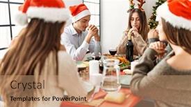  Presentation with christmas food - 