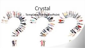  Presentation with united states unity - Audience pleasing theme consisting of group question mark - united company many colleagues backdrop and a white colored foreground