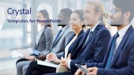  Presentation with managers - Amazing slide deck having group session - team of young managers attending backdrop and a lemonade colored foreground