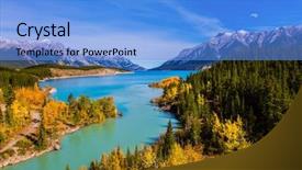  Presentation with abraham - Audience pleasing presentation consisting of groves on shores of abraham backdrop and a light blue colored foreground