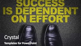  Presentation with dependent - Audience pleasing slide set consisting of grow faith - top view of business shoes backdrop and a dark gray colored foreground