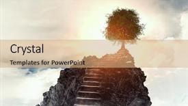  Presentation with way forward agriculture - Slide deck enhanced with grow faith - your way up to success background and a coral colored foreground