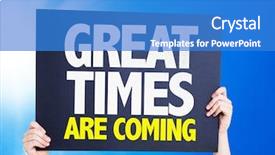  Presentation with mindset - Beautiful PPT layouts featuring grow mindset - great times are coming card backdrop and a teal colored foreground