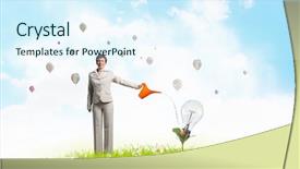  Presentation with invest - Theme having grow money - invest to increase your incomes background and a  colored foreground