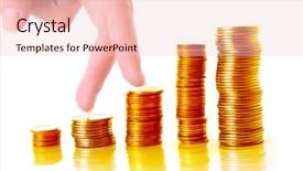  Presentation with steps - Cool new presentation theme with grow steps up on gold backdrop and a lemonade colored foreground