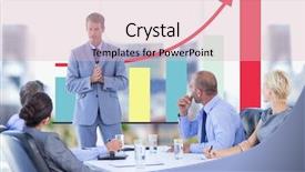  Presentation with abstract digital business interface - Audience pleasing PPT theme consisting of growing housing market - business meeting in front backdrop and a lemonade colored foreground