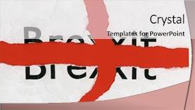  Presentation with torn paper - Beautiful presentation theme featuring growing request to revoke article backdrop and a white colored foreground