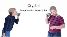  Presentation with togetherness - Presentation with growing up kids - two brother like all brothers background and a  colored foreground