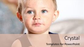  Presentation with multiracial team of young doctors stacking hands - Cool new presentation theme with growing up kids - young boy holding a teat backdrop and a lemonade colored foreground