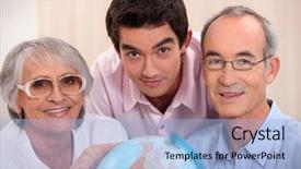  Presentation with grown - Amazing slides having  backdrop and a  colored foreground