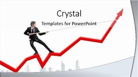  Presentation with businessman standing on maze - Cool new PPT theme with grows chart - image of businessman standing backdrop and a white colored foreground