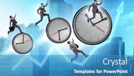  Presentation with recovery - Amazing presentation theme having growth-and-recovery-concept backdrop and a teal colored foreground