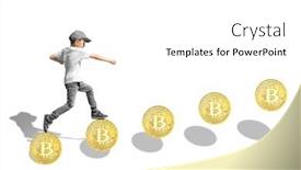  Presentation with career growth - Presentation design having growth-business-concept-young-businessman background and a white colored foreground