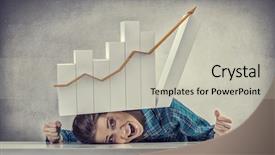  Presentation with difficulty - Cool new PPT theme with growth difficulty - she is under pressure backdrop and a light gray colored foreground