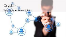  Presentation with diagram - Beautiful presentation theme featuring growth engine - web 2 0 diagram showing backdrop and a light gray colored foreground