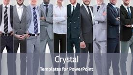  Presentation with business growth and profit - PPT layouts enhanced with growth modern successful business people background and a  colored foreground