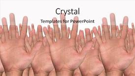  Presentation with shot - Slides having growth team - close up shot of several background and a sky blue colored foreground