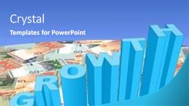  Presentation with growth - Presentation theme having growth-text-graph-on-malaysian and a teal colored foreground