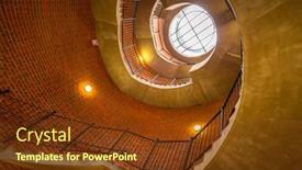  Presentation with cylindrical - Presentation theme enhanced with grudziadz-poland-june-24-2015 background and a tawny brown colored foreground