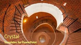  Presentation with cylindrical - Beautiful presentation theme featuring grudziadz-poland-june-24-2015 backdrop and a red colored foreground