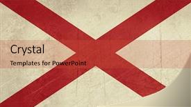  Presentation with alabama - PPT layouts having grunge alabama state flag background and a red colored foreground