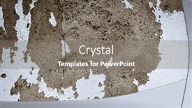  Presentation with concrete wall grunge concrete - Slide set consisting of grunge-asphalt-or-concrete-wall background and a gray colored foreground