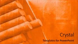  Presentation with cigarettes - Audience pleasing PPT theme consisting of grunge background - pack of cigarettes backdrop and a gray colored foreground