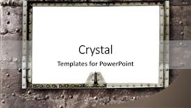  Presentation with steampunk - Amazing PPT theme having grunge background in steampunk style backdrop and a white colored foreground