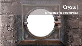  Presentation with steampunk - Amazing slide deck having grunge background in steampunk style backdrop and a gray colored foreground