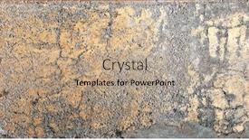  Presentation with yellow color - PPT theme featuring grunge-background-with-old-stucco background and a coral colored foreground