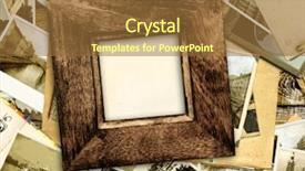  Presentation with diary - PPT layouts with azofra saint james way cross column monument at la rioja background and a tawny brown colored foreground