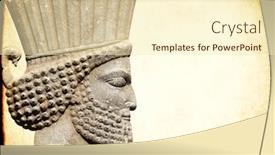  Presentation with persian - Presentation design having grunge background with paper texture background and a cream colored foreground