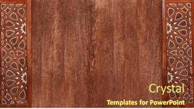  Presentation with wood texture - Presentation theme with grunge-background-with-wood-texture and a tawny brown colored foreground