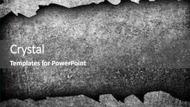  Presentation with cracked - PPT theme enhanced with grunge border - cracked metal background background and a gray colored foreground