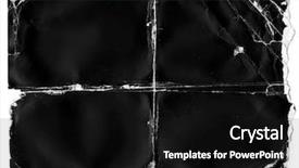  Presentation with black paper - Presentation enhanced with grunge border - crumpled black paper background and a black colored foreground
