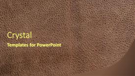  Presentation with brown leather - Cool new presentation theme with grunge-brown-leather-used backdrop and a tawny brown colored foreground