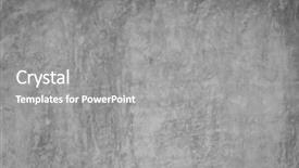  Presentation with cement - PPT theme enhanced with grunge cement wall texture background and a gray colored foreground