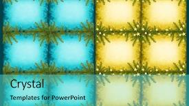  Presentation with labels - Beautiful PPT layouts featuring grunge christmas frames as printable backdrop and a cyan colored foreground