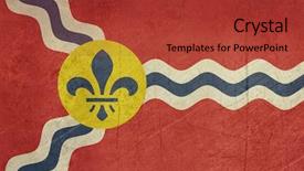  Presentation with vintage philippines flag on grunge - Cool new presentation theme with grunge city flag of st backdrop and a red colored foreground