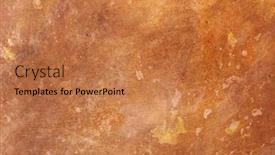  Presentation with copper - Presentation theme with grunge-copper-surface-texture-focus background and a coral colored foreground