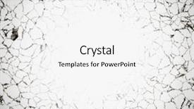  Presentation with crack - PPT theme having grunge crack frame design element background and a white colored foreground