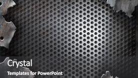  Presentation with crack - Colorful PPT layouts enhanced with grunge crack metal background backdrop and a dark gray colored foreground