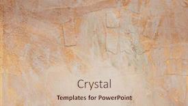  Presentation with abstract gold - PPT layouts consisting of grunge-crumpled-paper-texture-painting background and a lemonade colored foreground