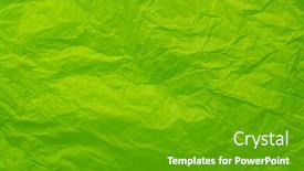  Presentation with tissue paper - Amazing PPT theme having grunge-crumpled-wrinkled-and-creased backdrop and a tawny brown colored foreground