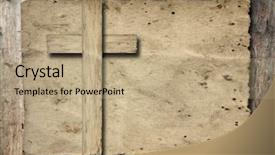  Presentation with cross faith - Colorful PPT layouts enhanced with grunge faith holiday god religious backdrop and a  colored foreground